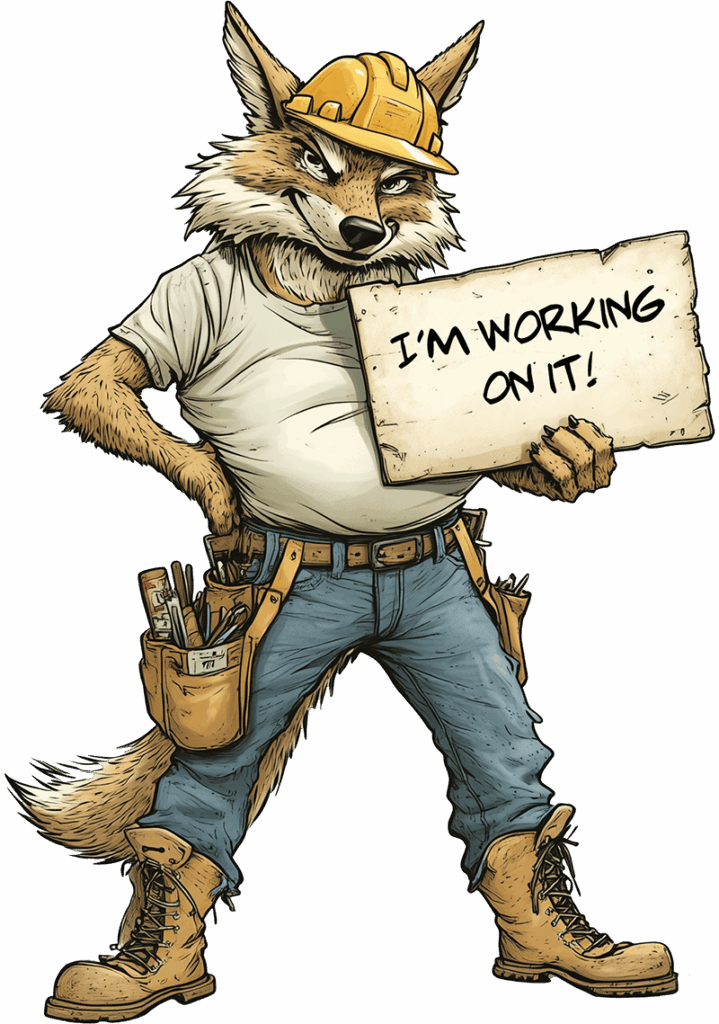 Construction Coyote Cutout Compressor